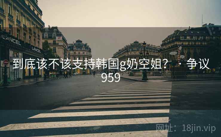 到底该不该支持韩国g奶空姐? · 争议959